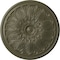 Ekena Millwork Bordeaux Ceiling Medallion (Fits Canopies up to 3 1/4"), 22 5/8"OD x 1 3/4"P, Painted Turtle CM22BOPTF - alternate 1